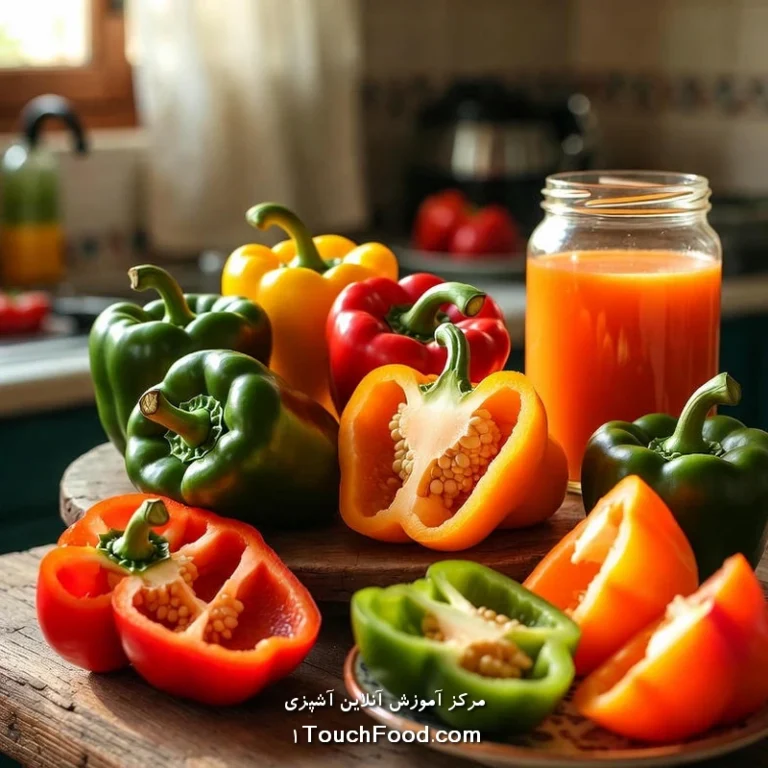 کالری فلفل دلمه ای و جدول ارزش غذایی آن در 100 گرم دقیق و کامل