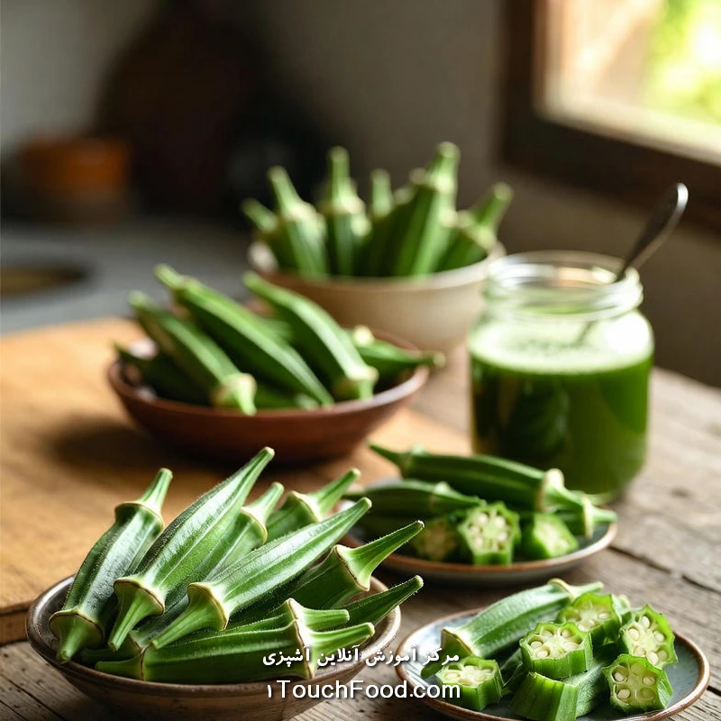 کالری بامیه و جدول ارزش غذایی آن در 100 گرم دقیق و کامل