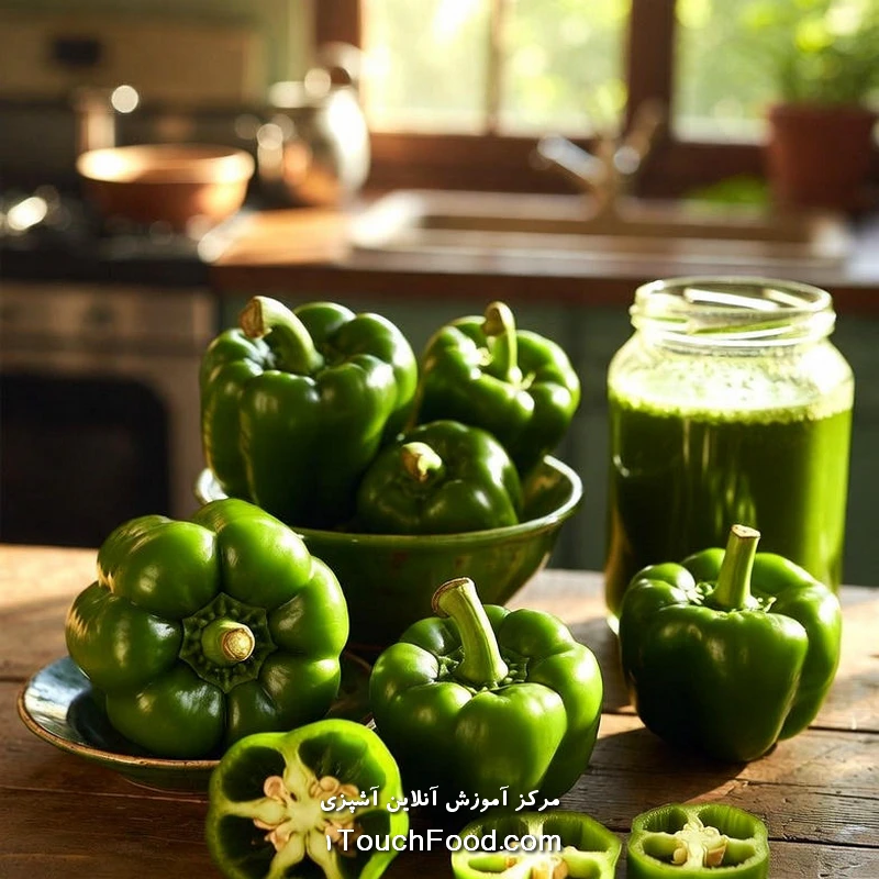 کالری فلفل سبز و جدول ارزش غذایی آن در 100 گرم دقیق و کامل