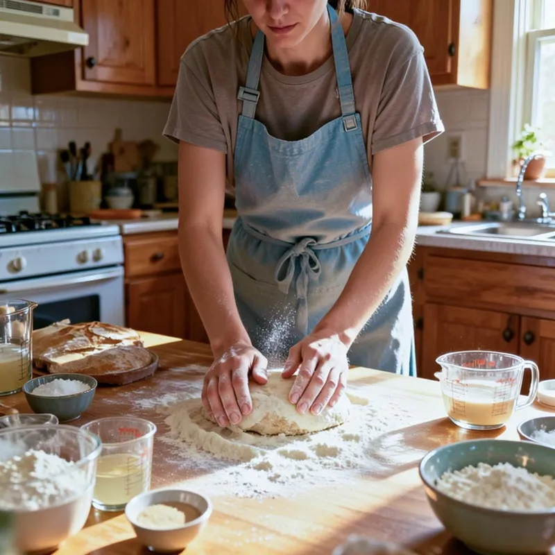 طرز تهیه نان خانگی در شرایط بحرانی