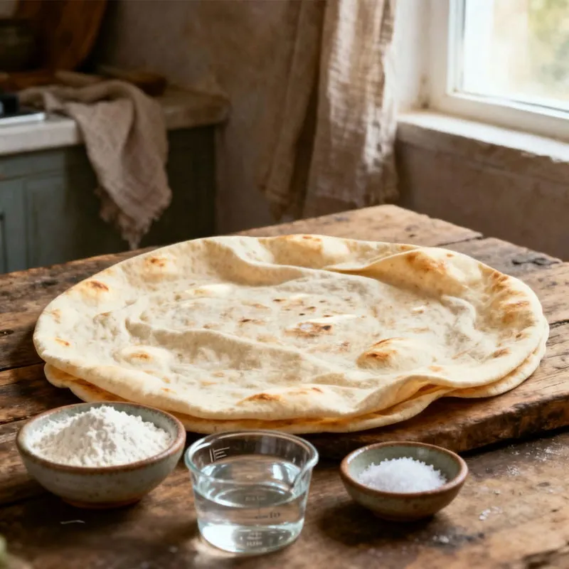 نان لواش خانگی نازک و سریع مناسب بحران و کمبود مواد