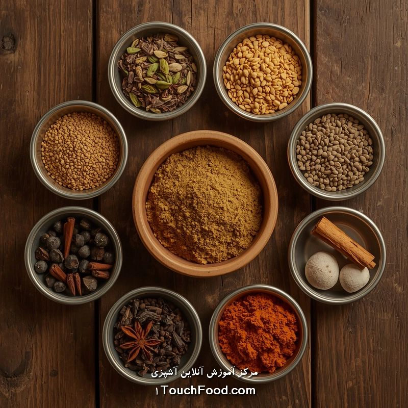 گارام ماسالا چیست؟ ترکیبات، کاربرد و تفاوت با کاری 1 ترکیبات گارام ماسالا چیست؟