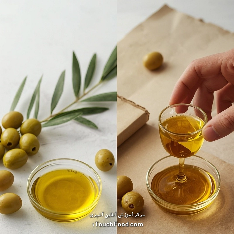 روش نگهداری روغن زیتون در خانه؛ راهنمای کامل 6 تفاوت نگهداری روغن زیتون فرابکر و روغن تصفیه شده
