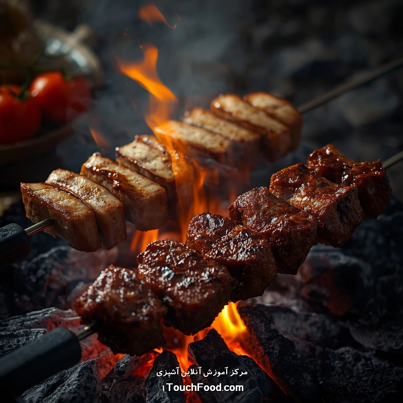 تفاوت کباب برگ و چنجه در مزه دار کردن و پخت