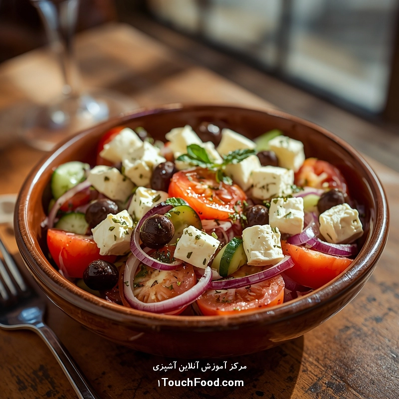 کاربرد فتا در سالاد یونانی